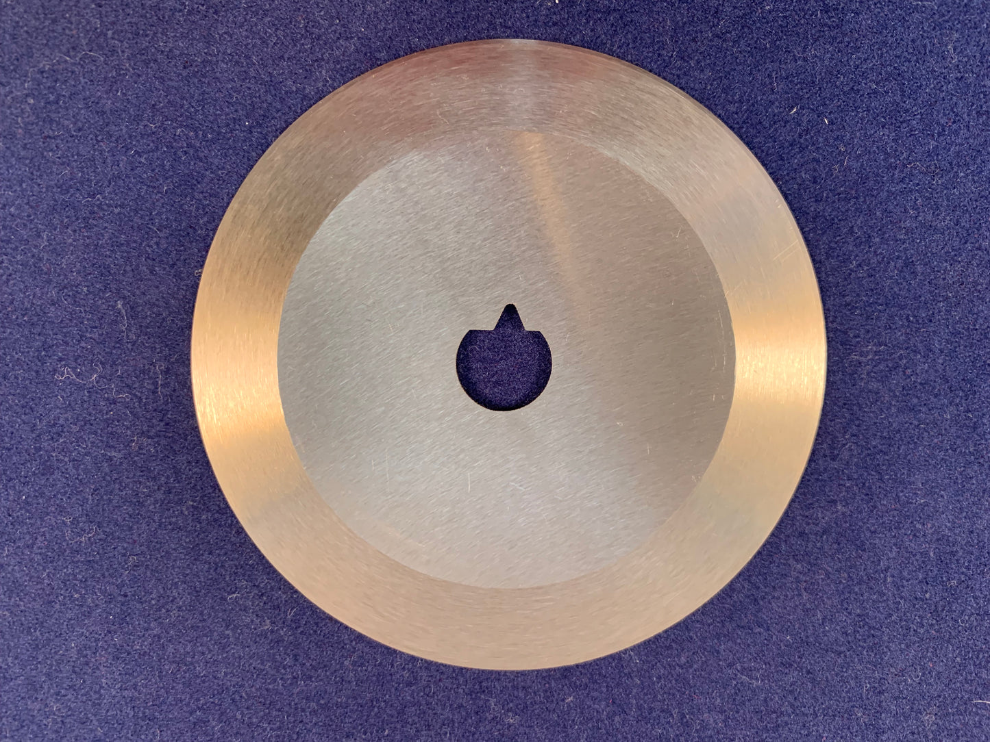 440 Kebab Circular Slicers – 80x12x1mm with Single Bevel to Sharpener, D-Bore + Keyway