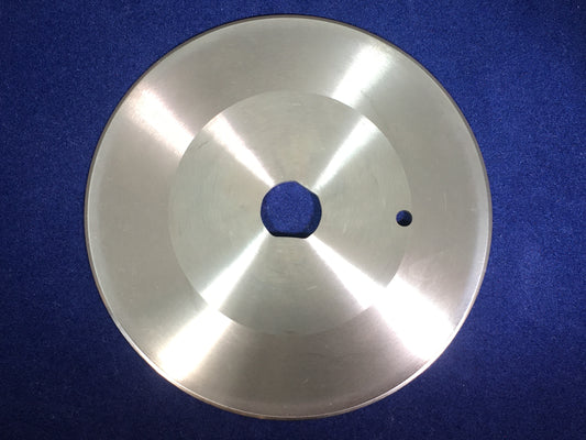 440 St Steel Dost Kebab Circular Slicers 90x13x1.6mm S Bevel to Sharpener 1 Pinhole C0090K002