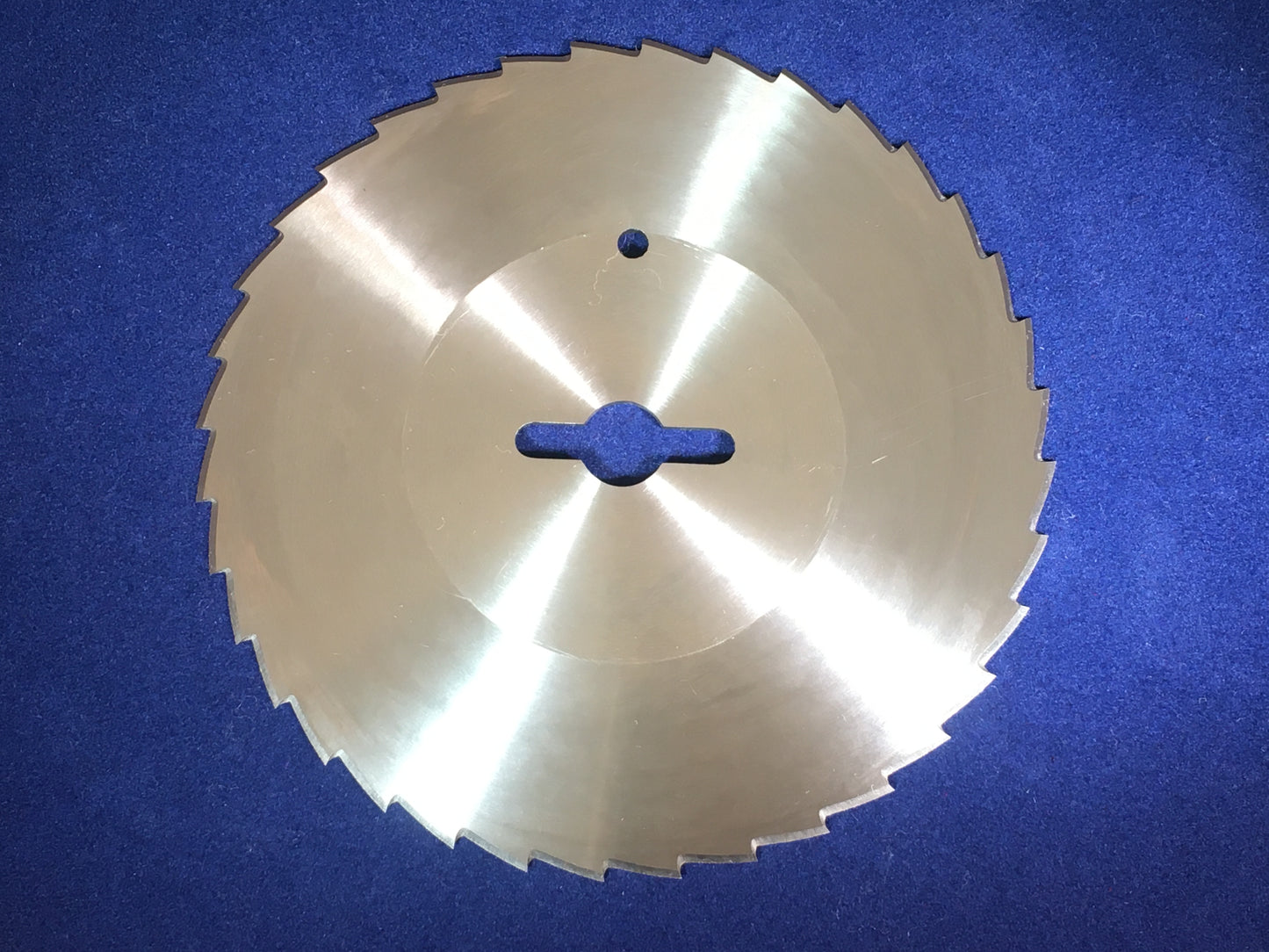 440 Stainless Steel Tandir 100mm Kebab Circular Slicers - 100x10x1.6mm Single Bevel to Sharpener, Serrated 36 Teeth
