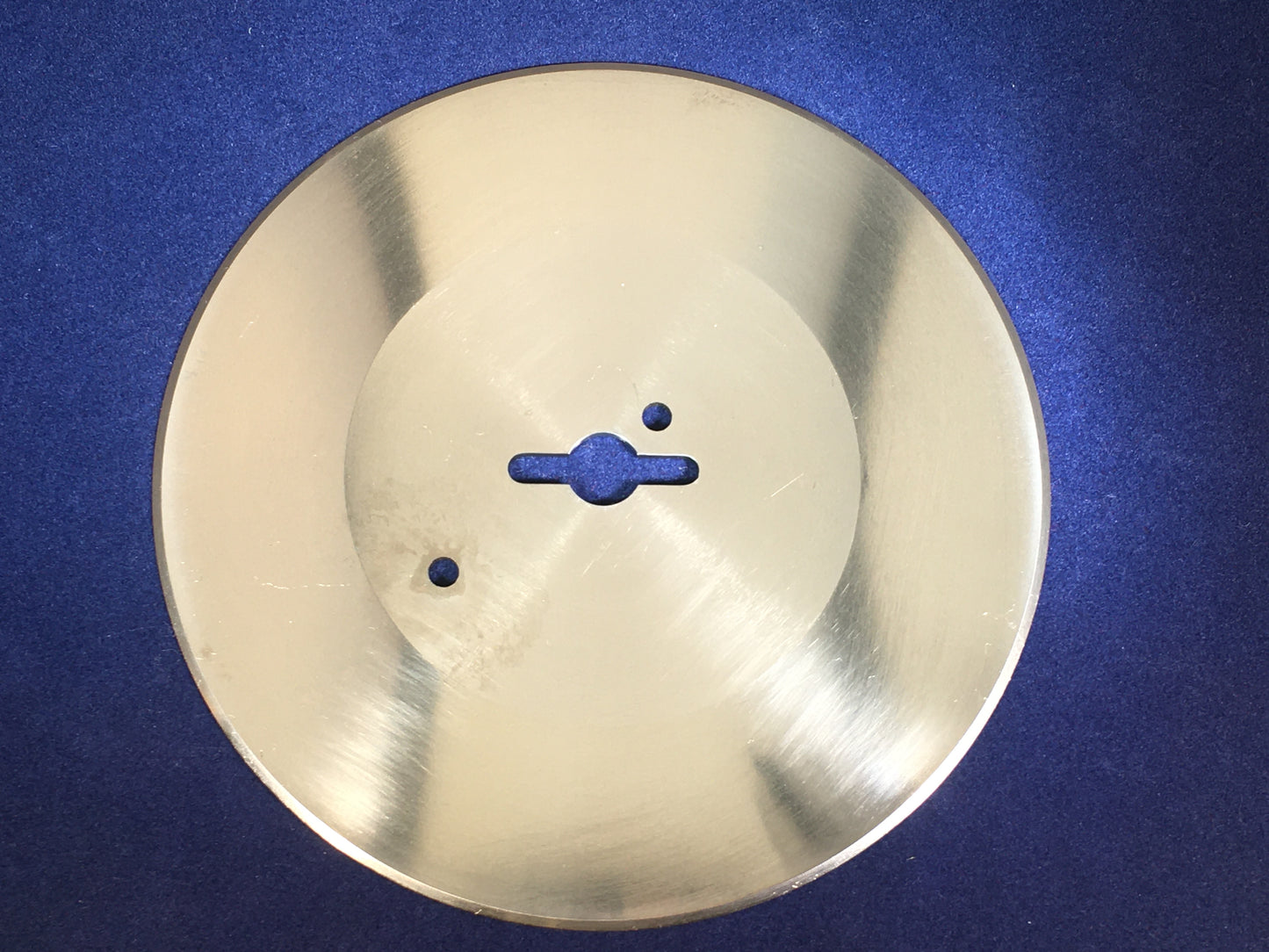440 Stainless Steel Tandir, Jet, Key Top 120mm Kebab Circular Slicers - 120x10x1.6mm s.bevel to sharpener