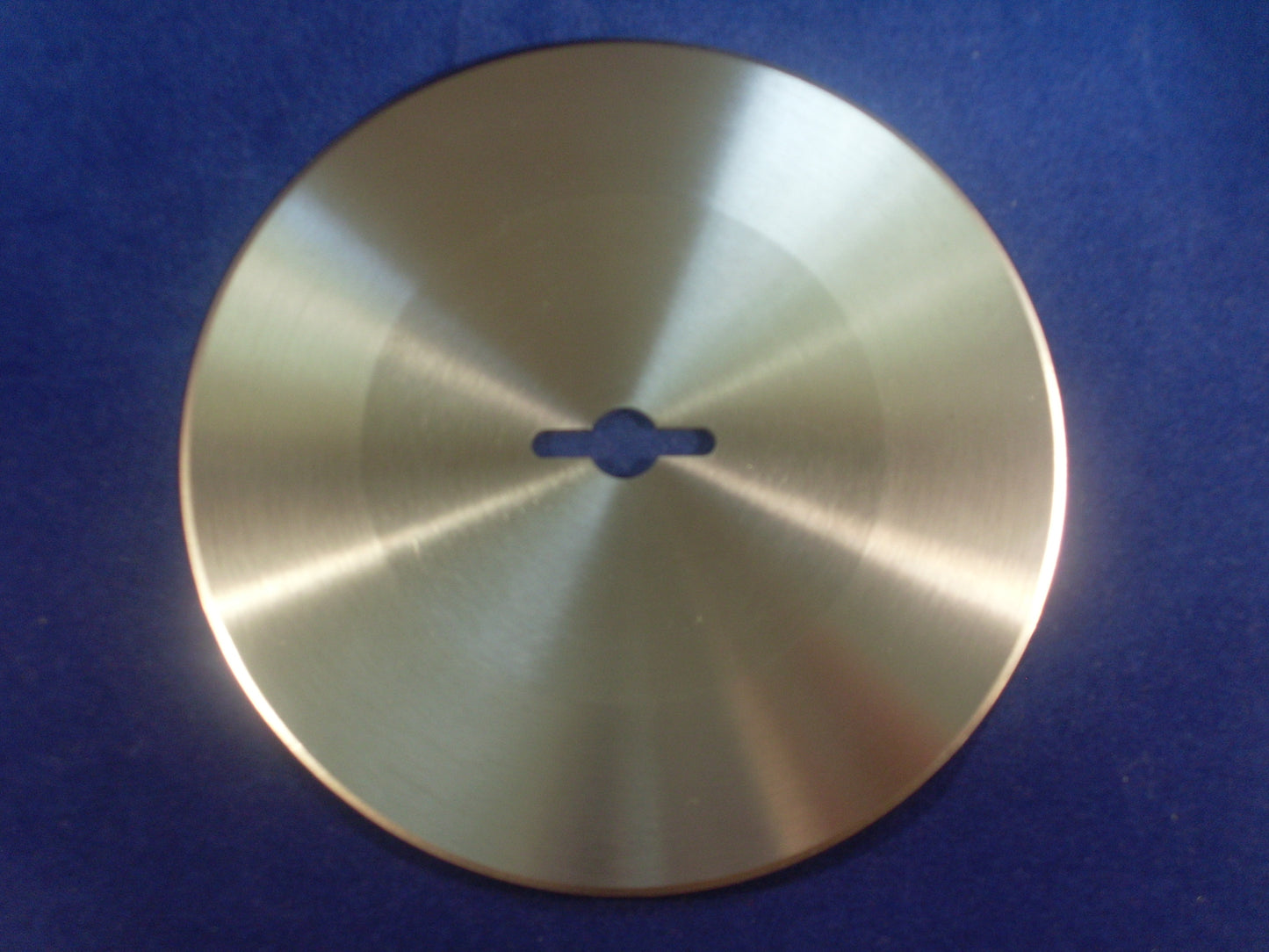 440 Stainless Steel Tandir 140mm Kebab Circular Slicers - 140x10x1.6mm s.bevel to sharpener