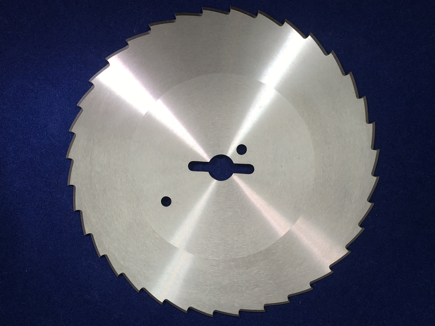 440 Stainless Steel Tandir, Jet, Key Top 120mm Kebab Circular Slicers - 120x10x1.6mm s.bevel to sharpener Serrated 36 Teeth