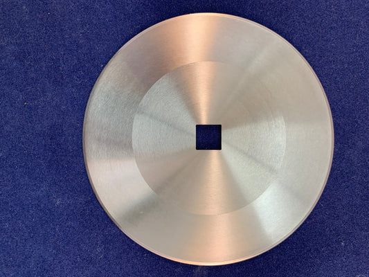 440 St Steel Veysel’s Kebab Circular Slicers 100x10x1.5mm S Bevel to Sharpener Square Bore C0100K006