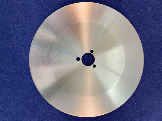 440 St Steel Potis Korkmaz Mekatronik Robot Kebab Circular Slicers 140x16x1.5mm S Bevel to Sharpener, 2 Pinholes C0140K006
