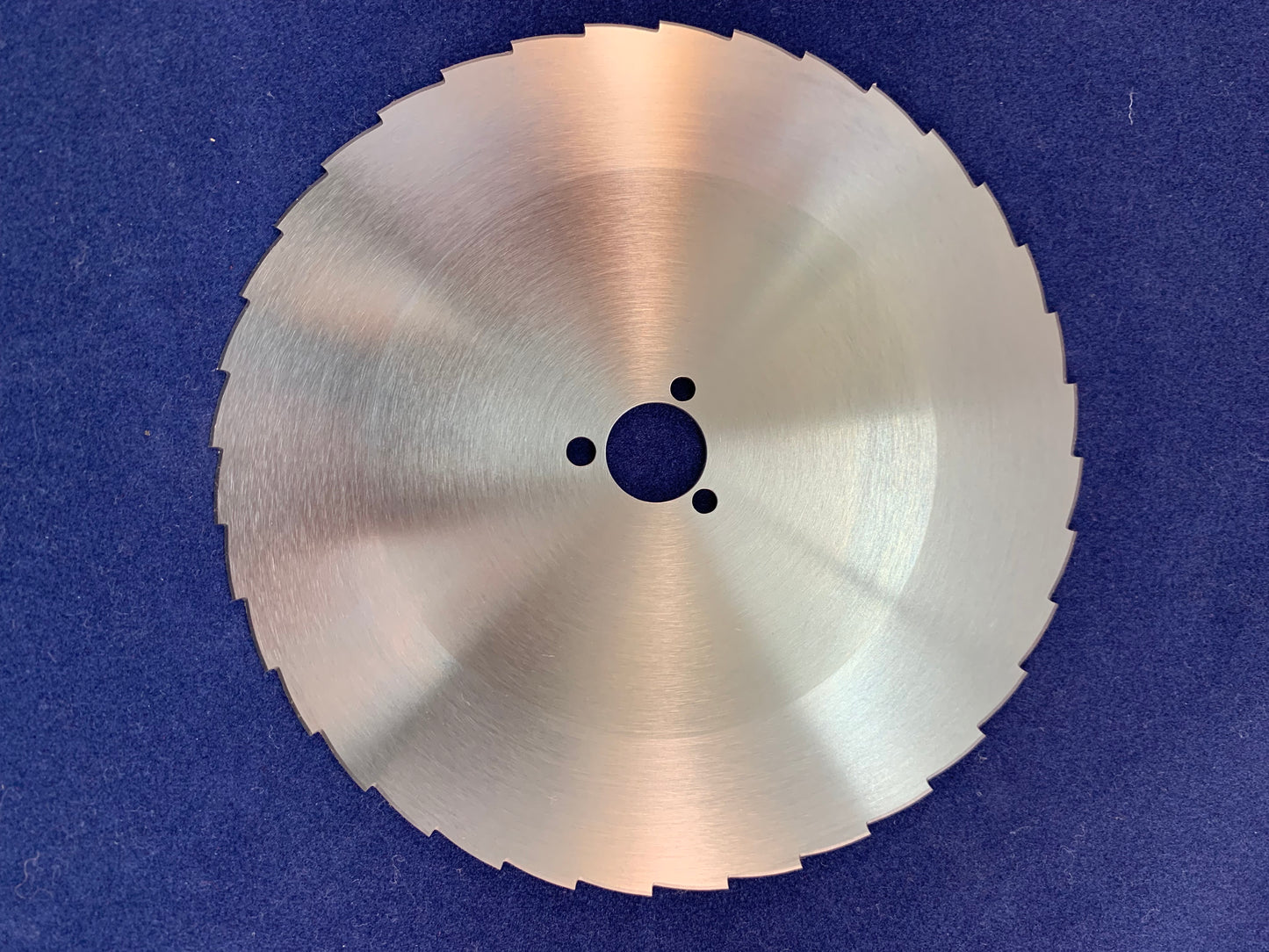 440 St Steel Potis Korkmaz Mekatronik Robot Kebab Circular Slicers 140x16x1.5mm S Bevel 3 Pinholes Serrated 36 Teeth C0140K007